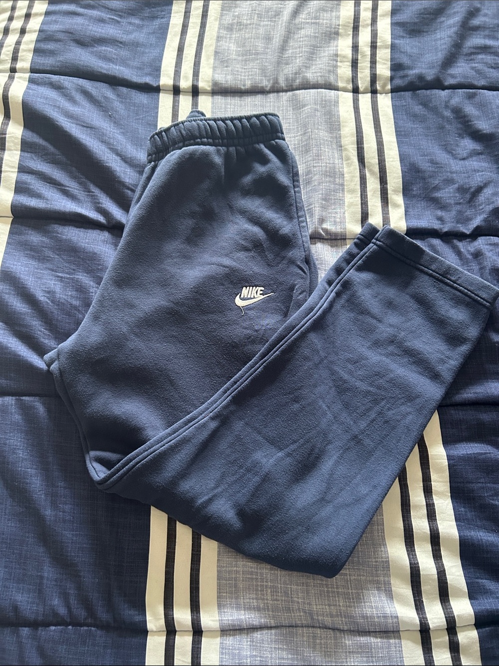 Nike Navy Fleece Joggers